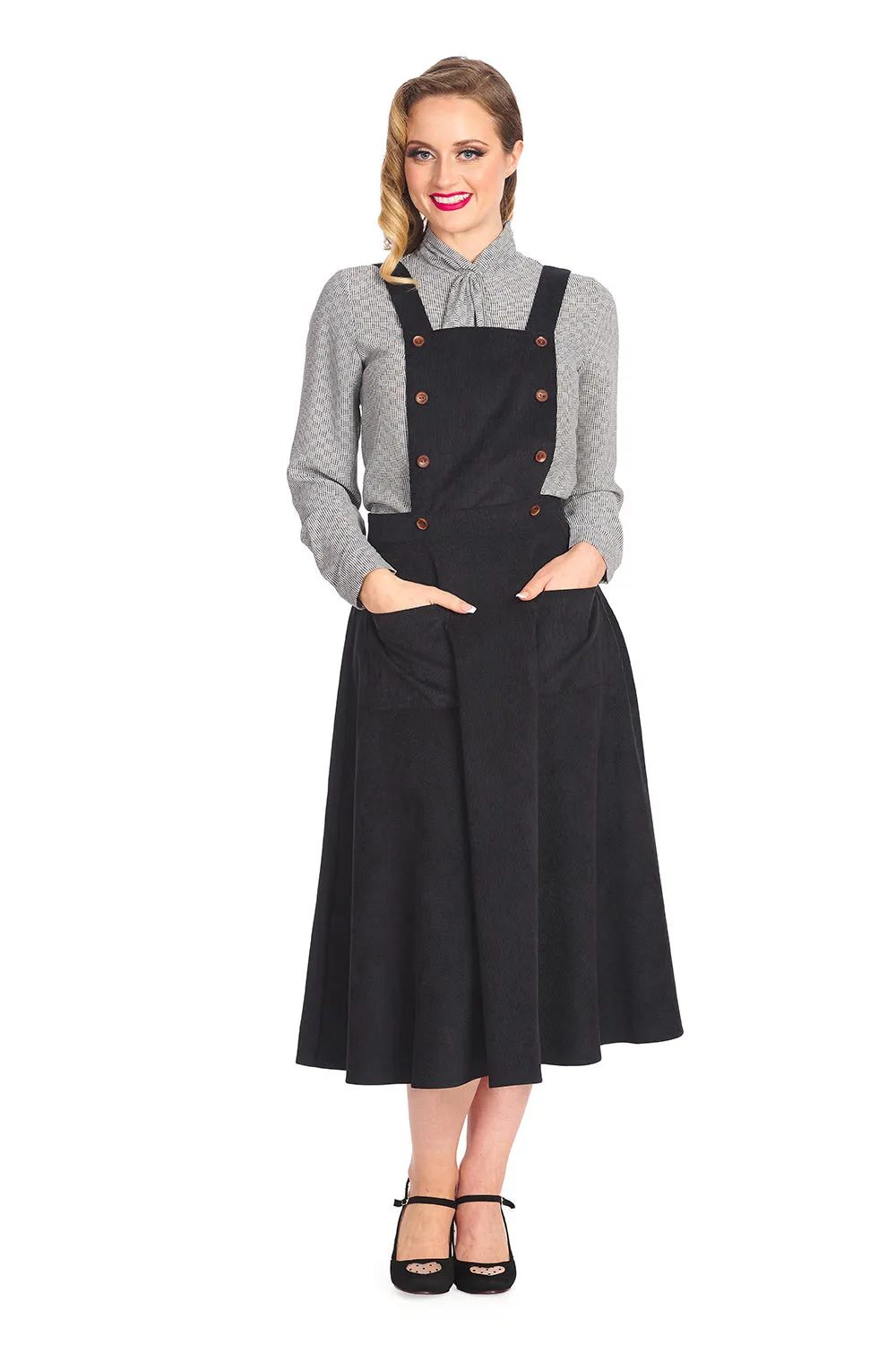 MARY-JANE PINAFORE DRESS