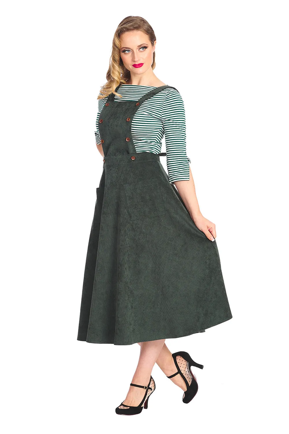 MARY-JANE PINAFORE DRESS