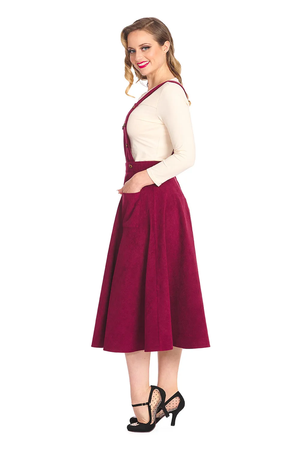 MARY-JANE PINAFORE DRESS