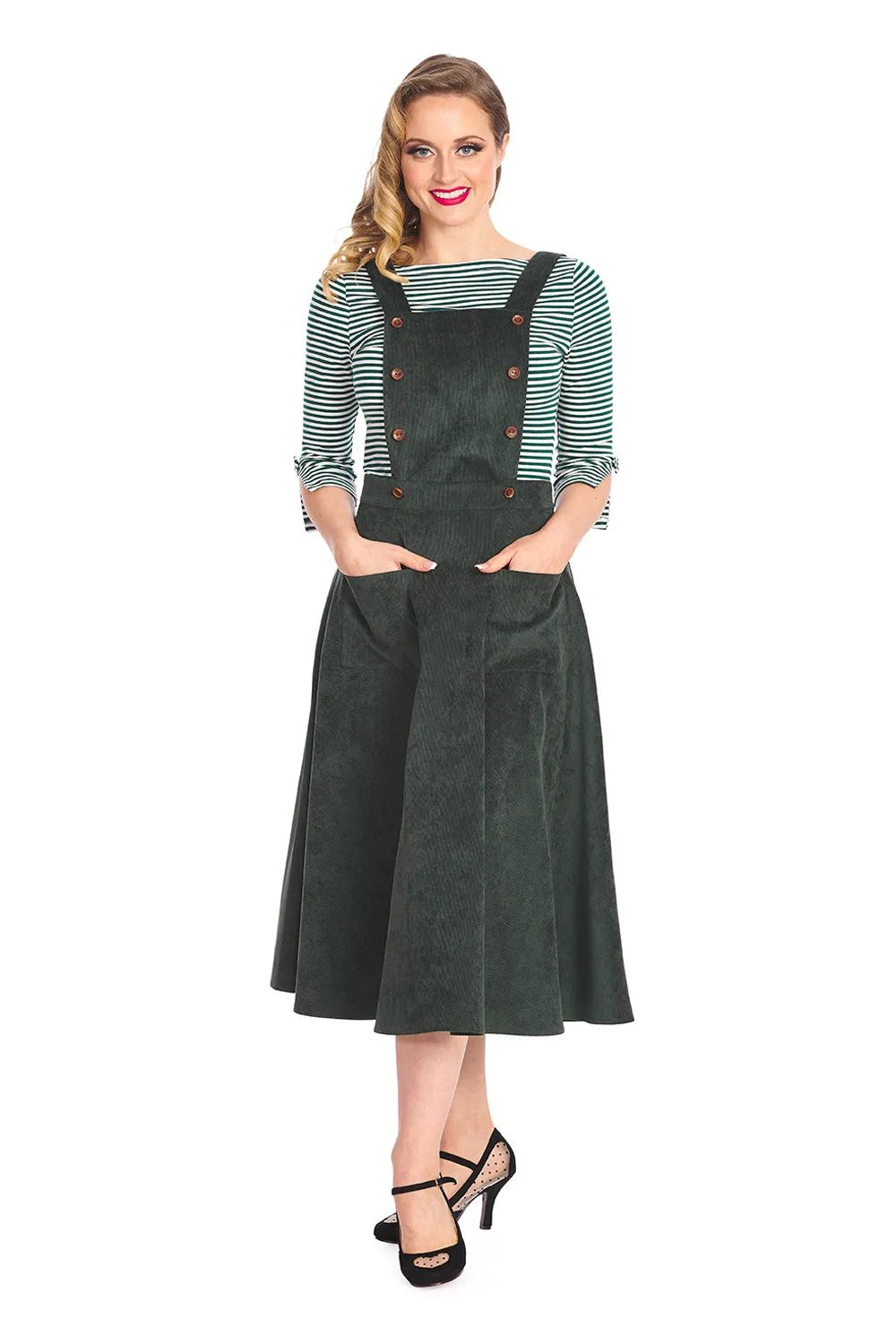 MARY-JANE PINAFORE DRESS