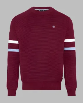 Merc London MEDWAY Crew Top Burgundy