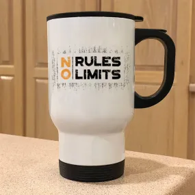 Metal Coffee and Tea Travel Mug No Rules No Limits