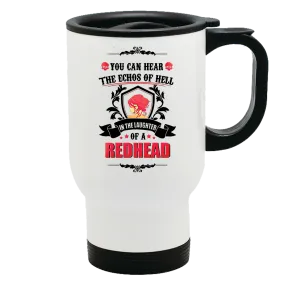 Metal Coffee and Tea Travel Mug Redhead