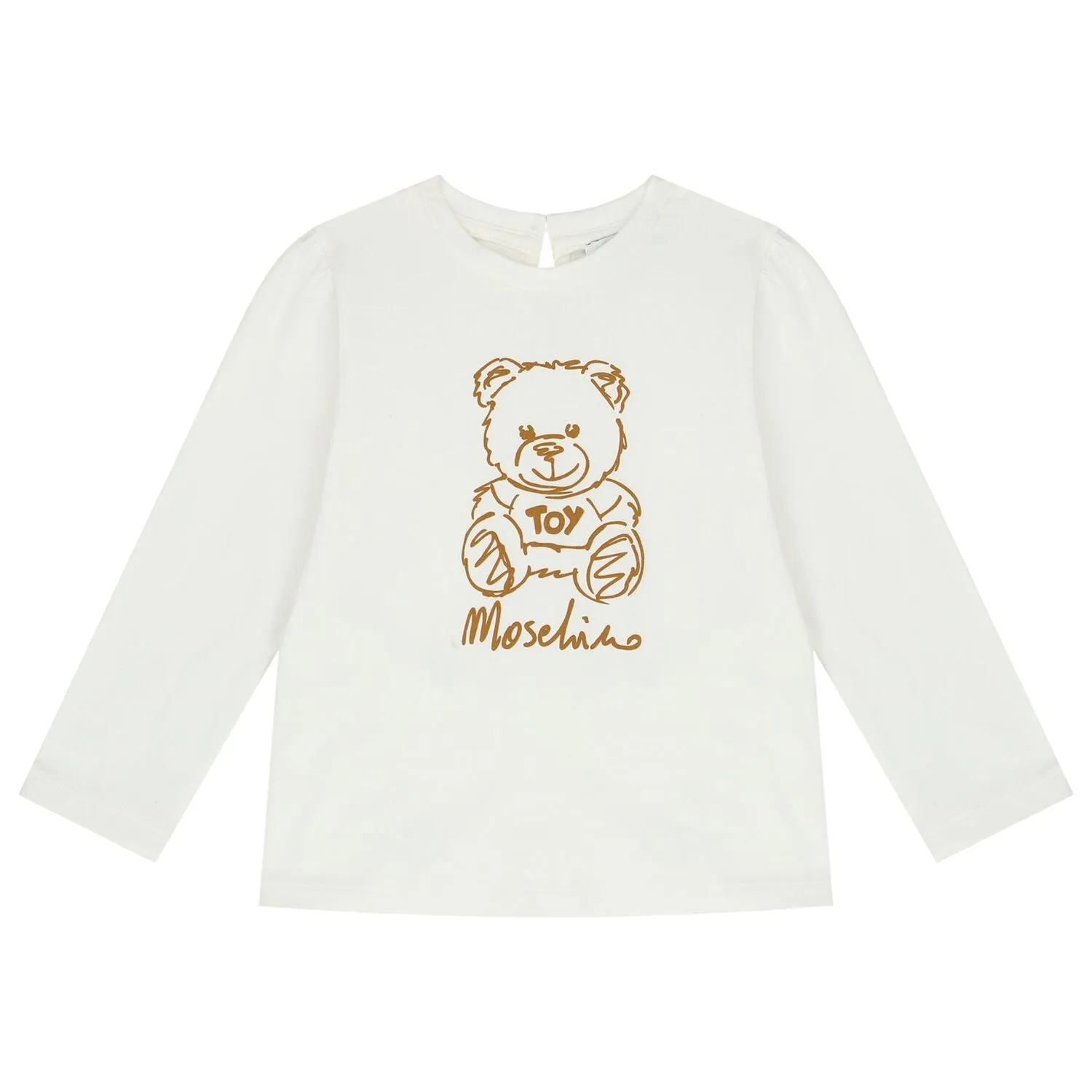 Moschino Set Bear Logo Long Sleeved T-Shirt And Skirt Red