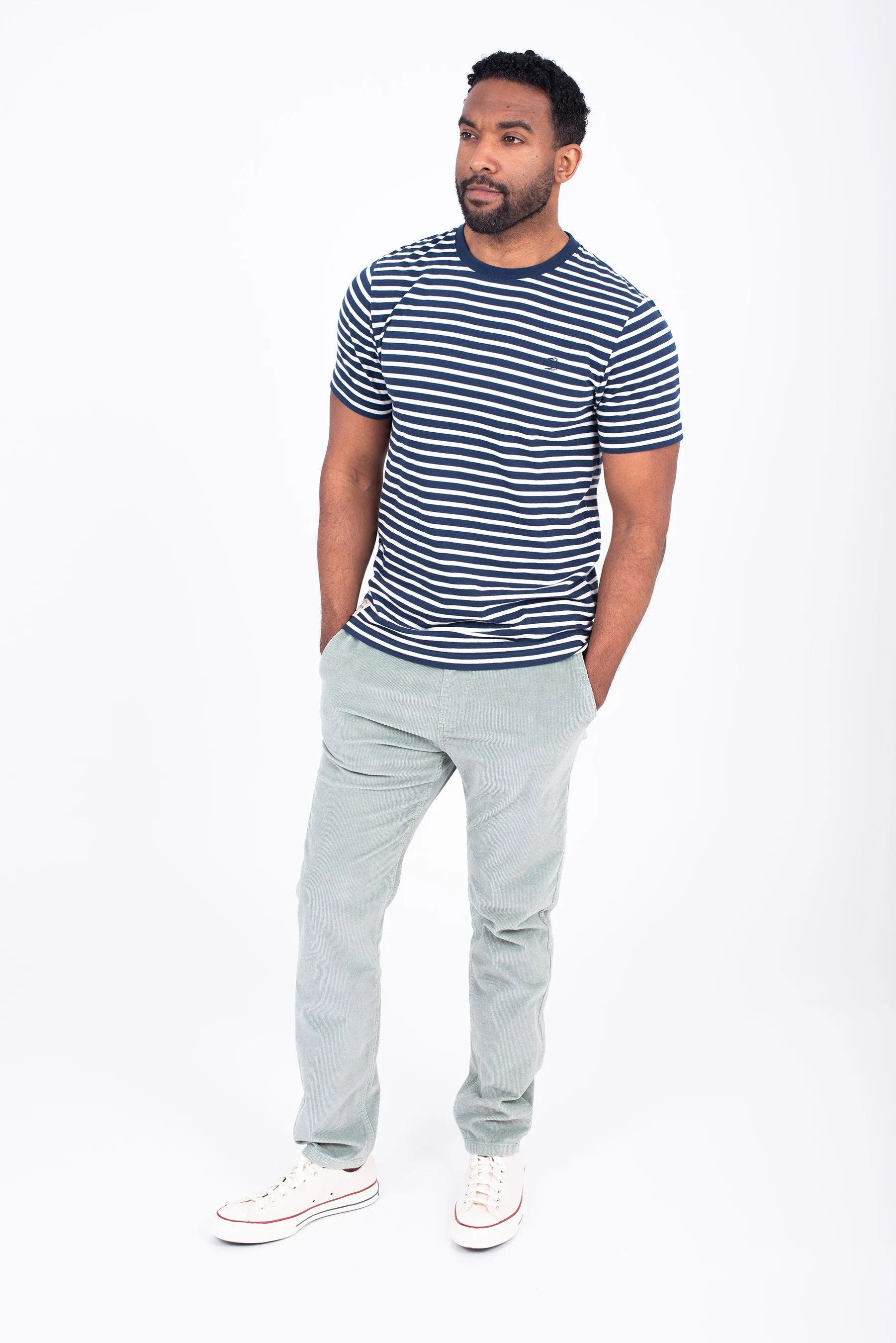 Navy Stripe Tee