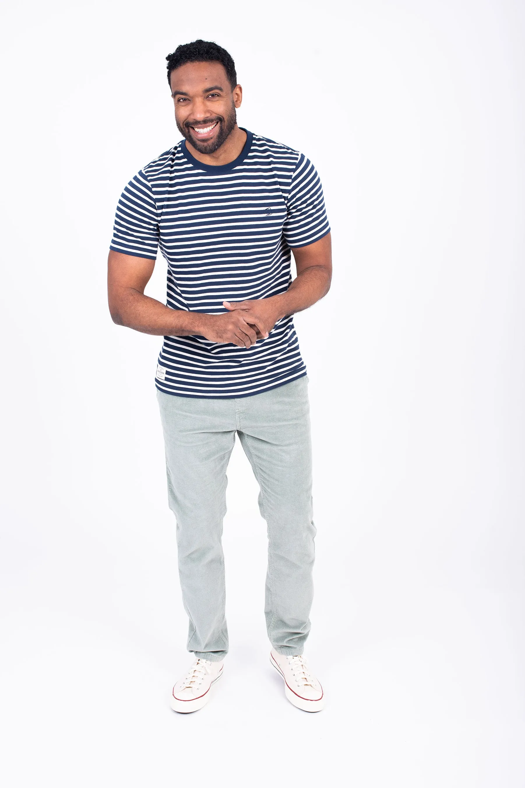 Navy Stripe Tee