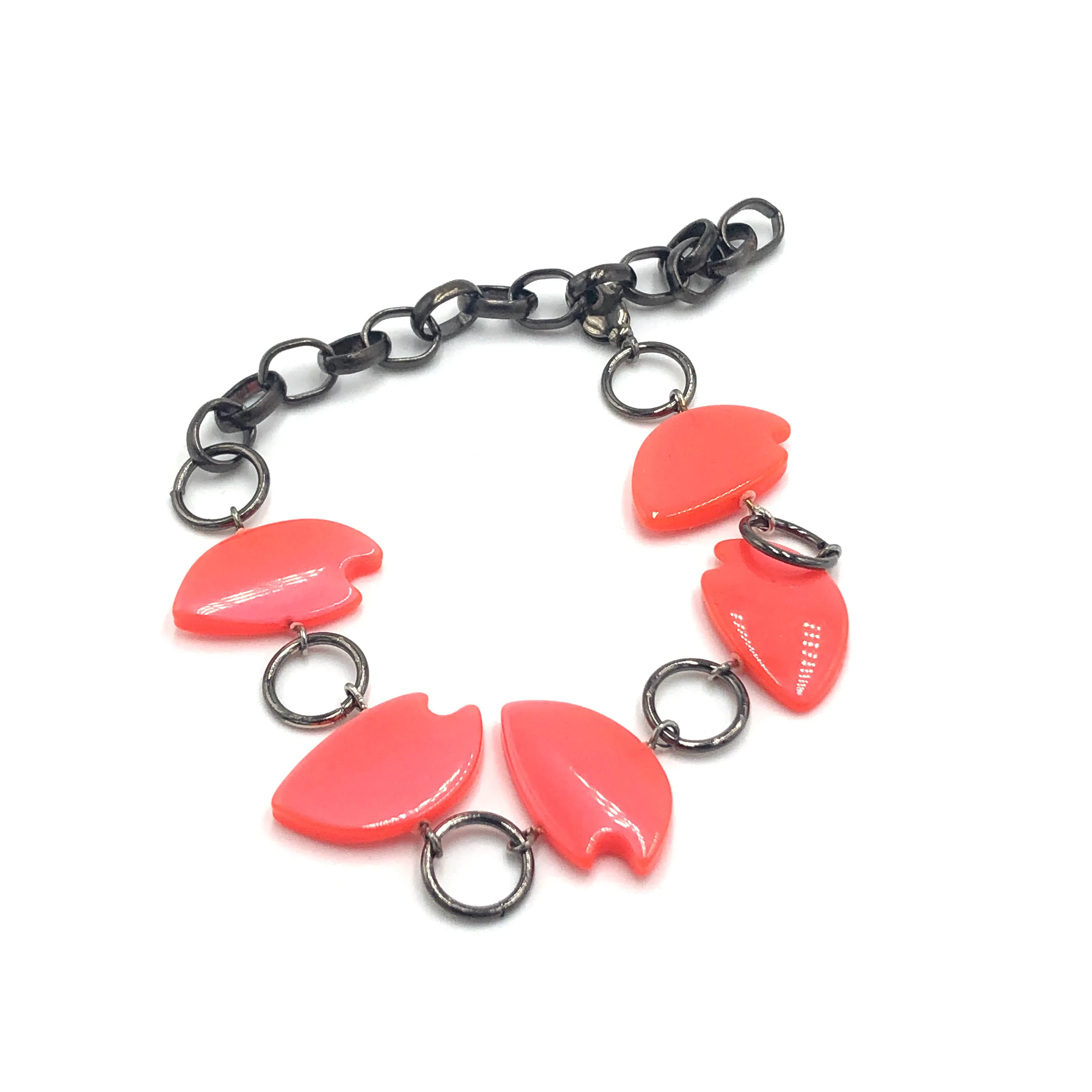 Neon Melon Moonglow Mid Mod Stations Bracelet