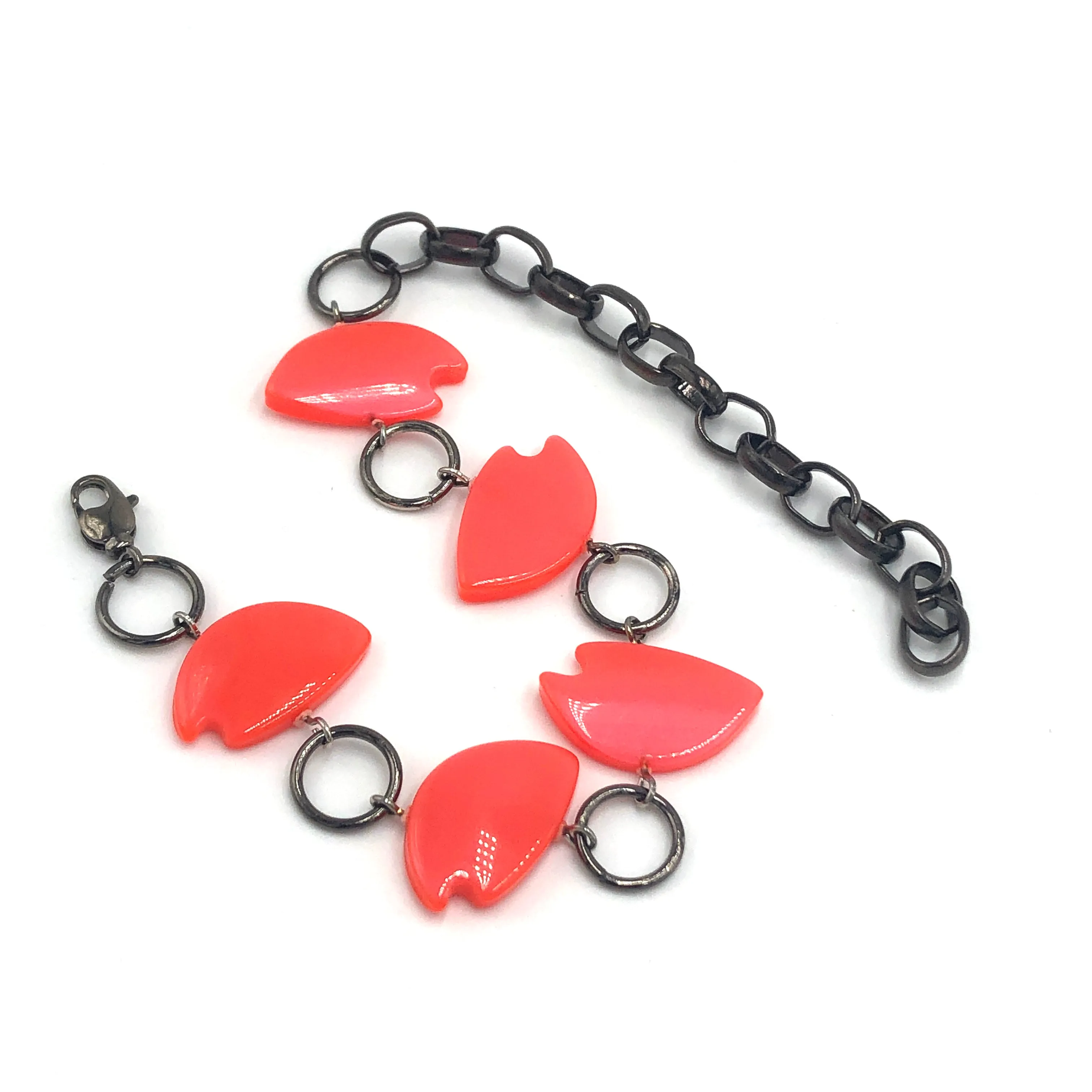 Neon Melon Moonglow Mid Mod Stations Bracelet