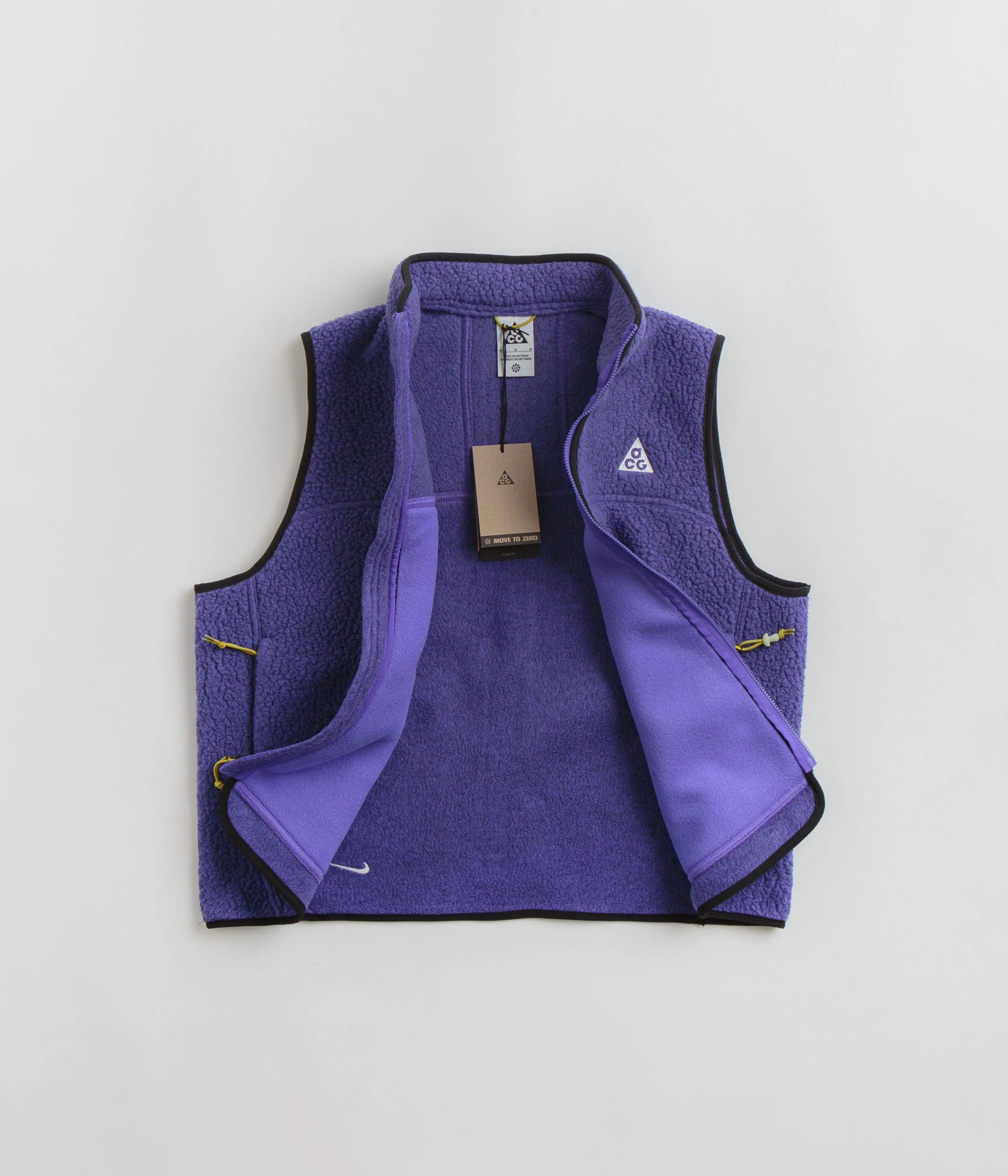 Nike ACG Womens Arctic Wolf Fleece Vest - Persian Violet / Black / Summit White