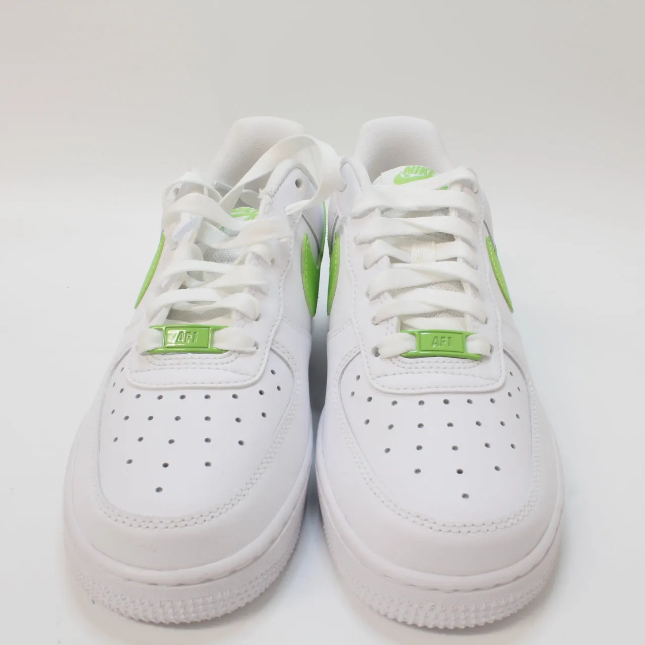 Nike Air Force 1 '07 White Action Green Uk Size 4