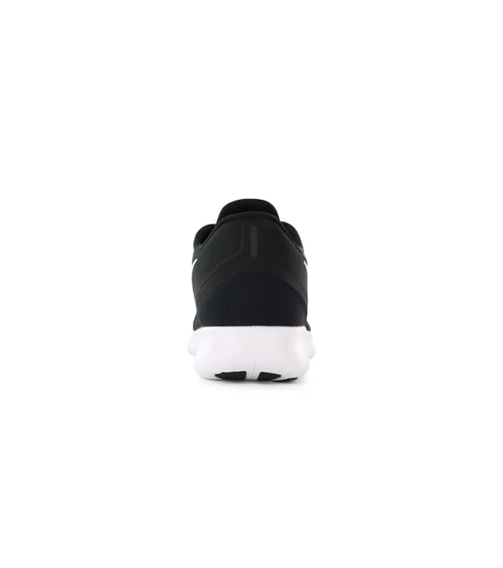 nike free rn womens black white