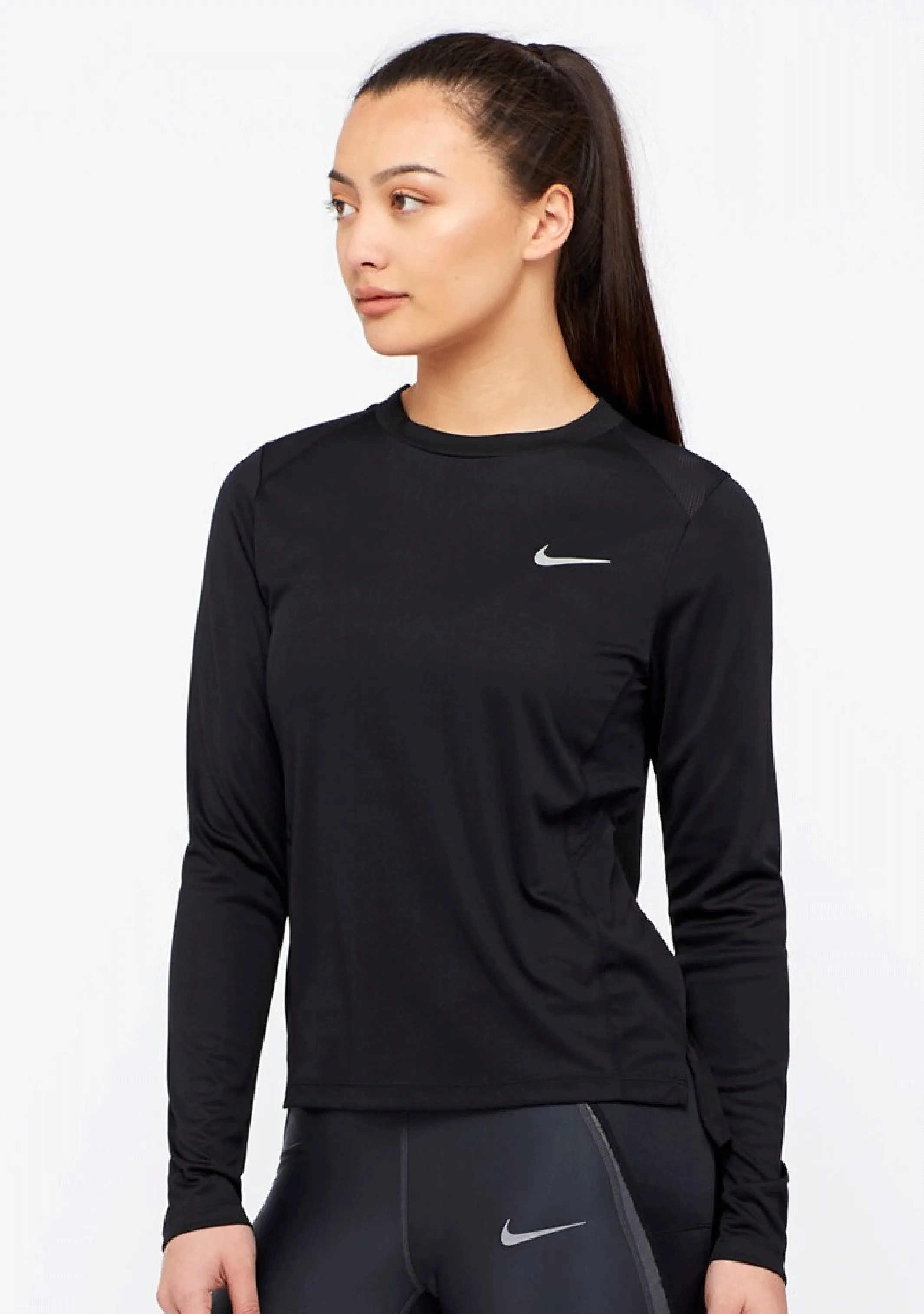 Nike Womens Dri Fit Miller Long Sleeve Top  AT4192 010