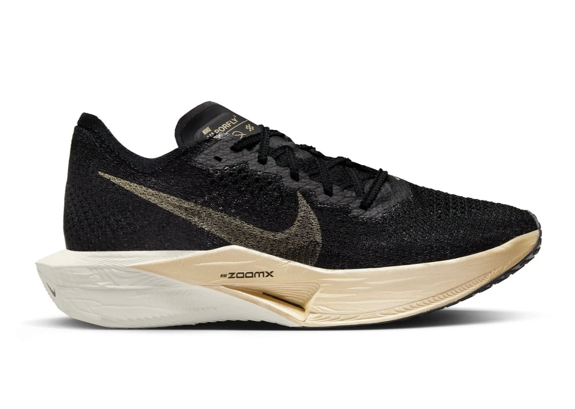 Nike Zoomx Vaporfly Next% 3 - Black/ Metallic Gold (Womens)