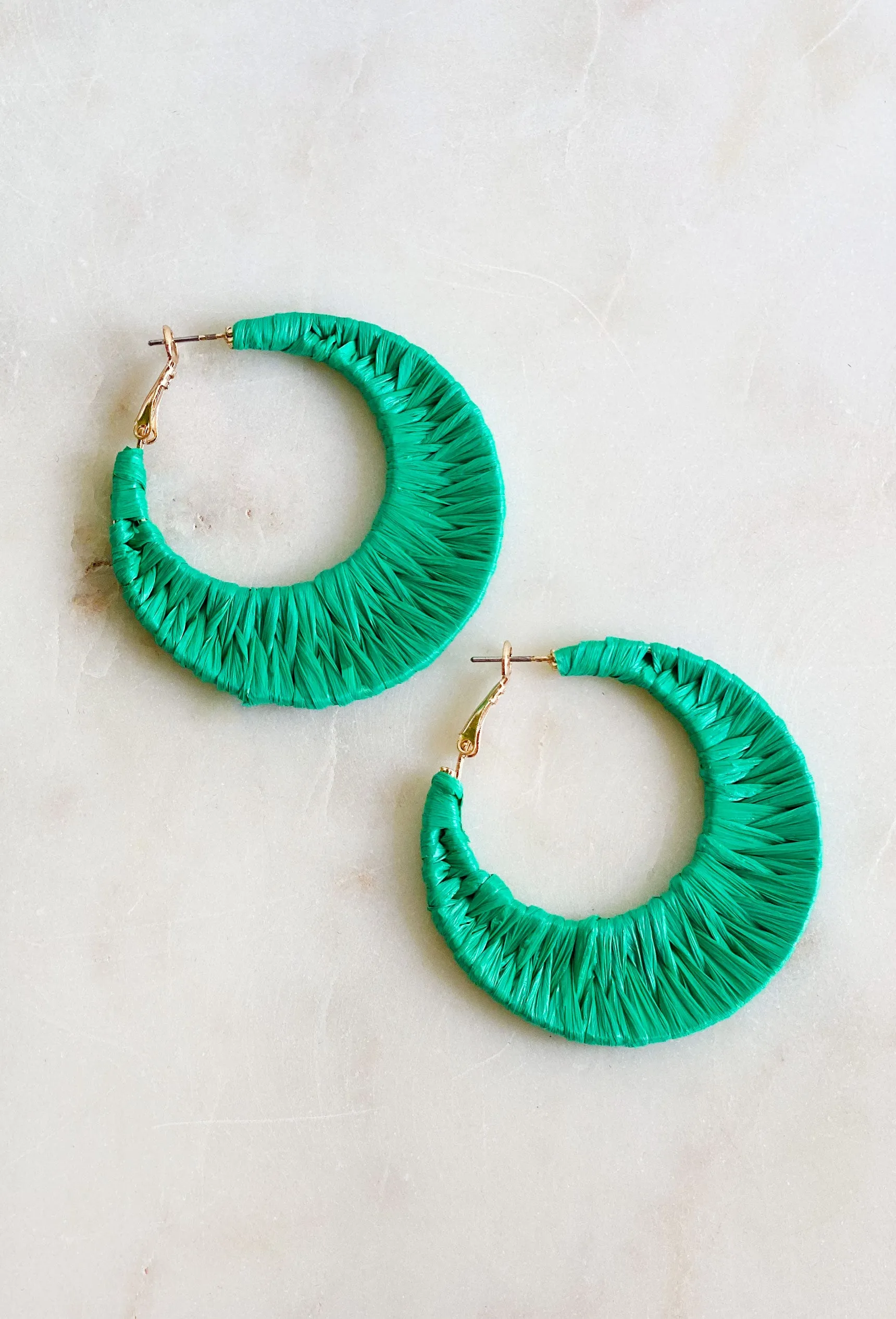 Off The Coast Earrings in Green