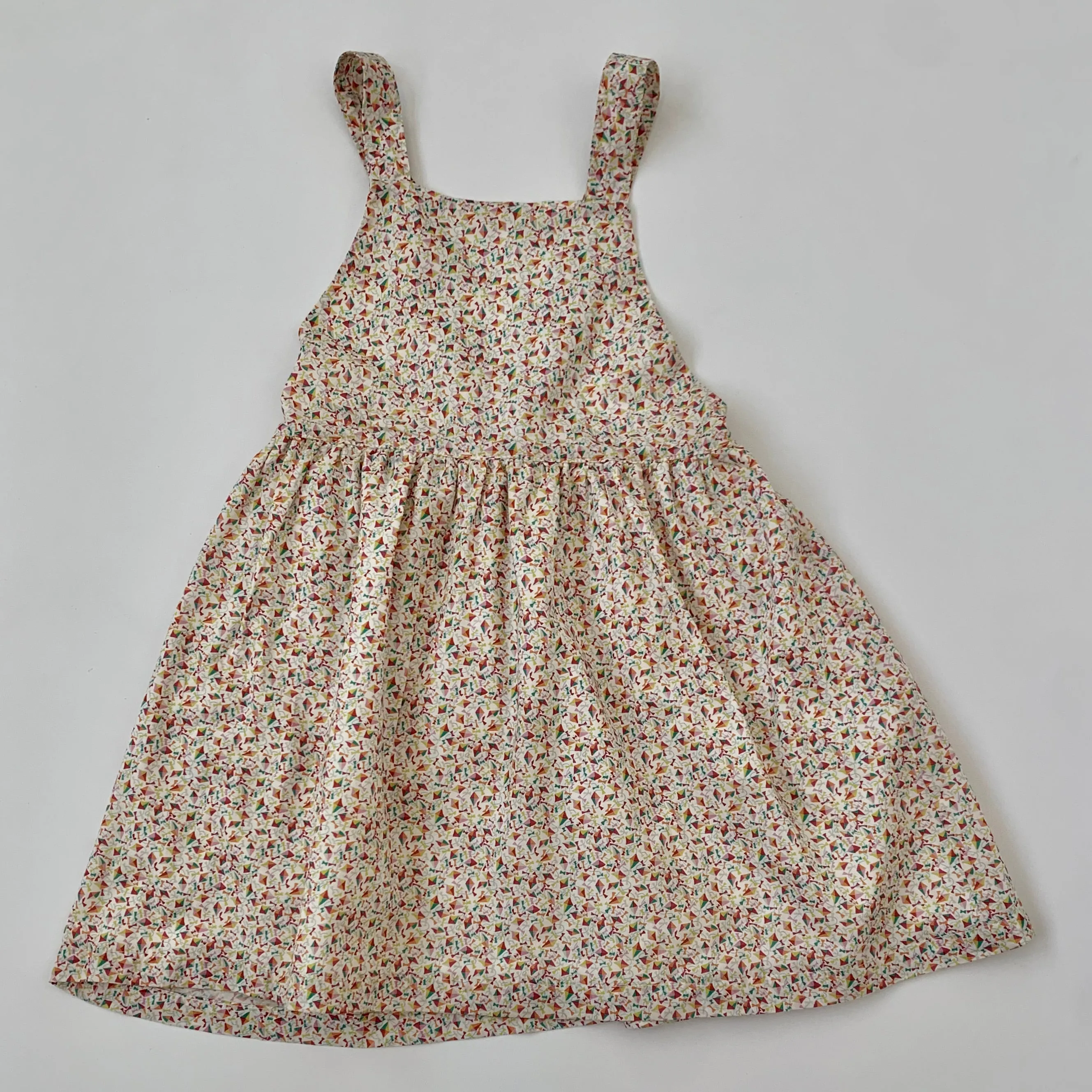 Olivier London Pinafore Style Liberty Print Cotton Dress: 3-4 Years