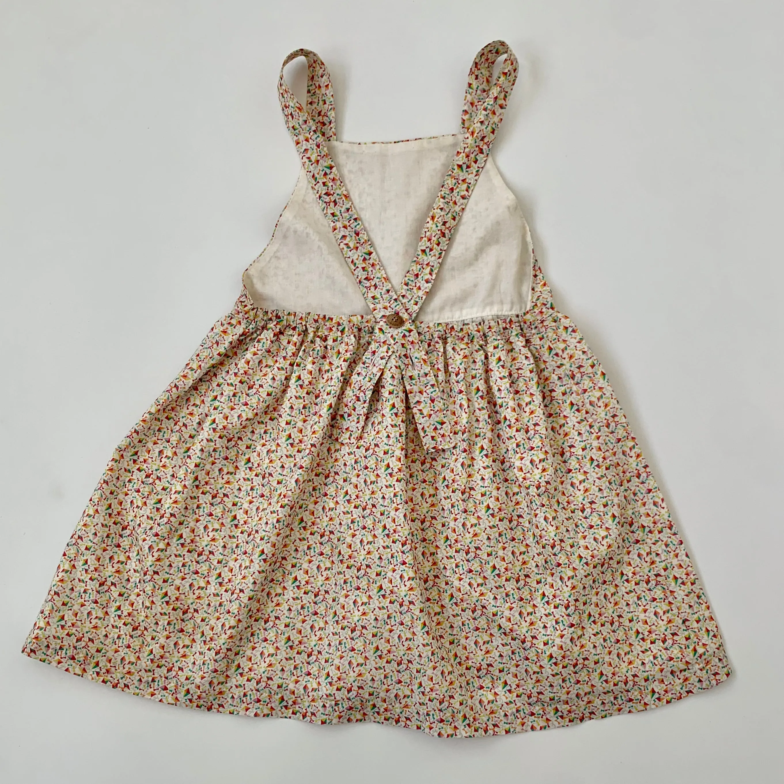 Olivier London Pinafore Style Liberty Print Cotton Dress: 3-4 Years