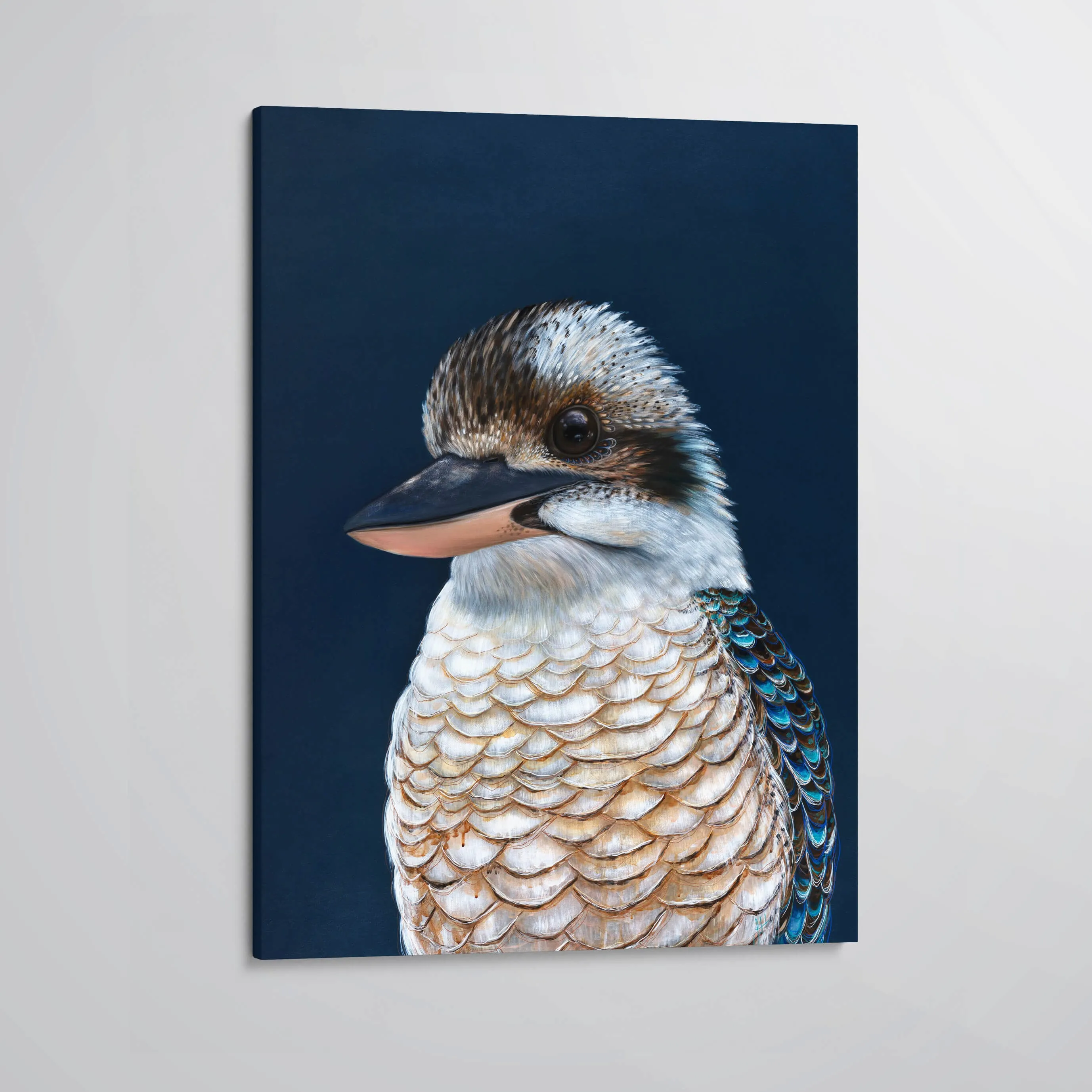 'Ollie' The Laughing Kookaburra canvas print