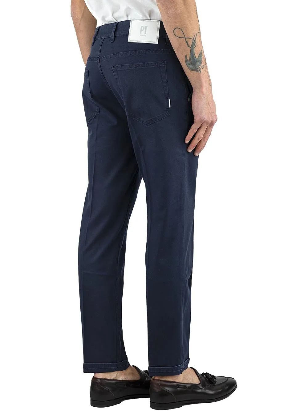 Pt Torino Pantalone Uomo C5 Tl05b00bas Pu34 Blu