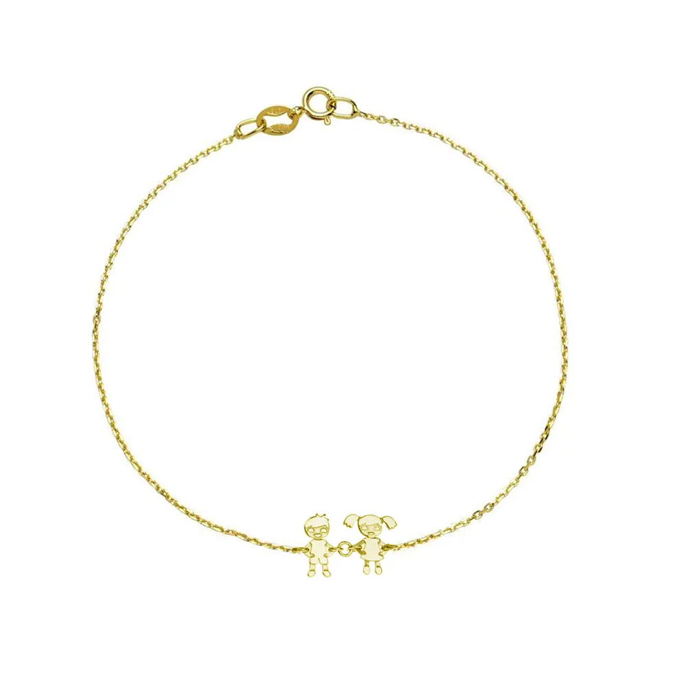 Pulsera Nia y Nio Oro