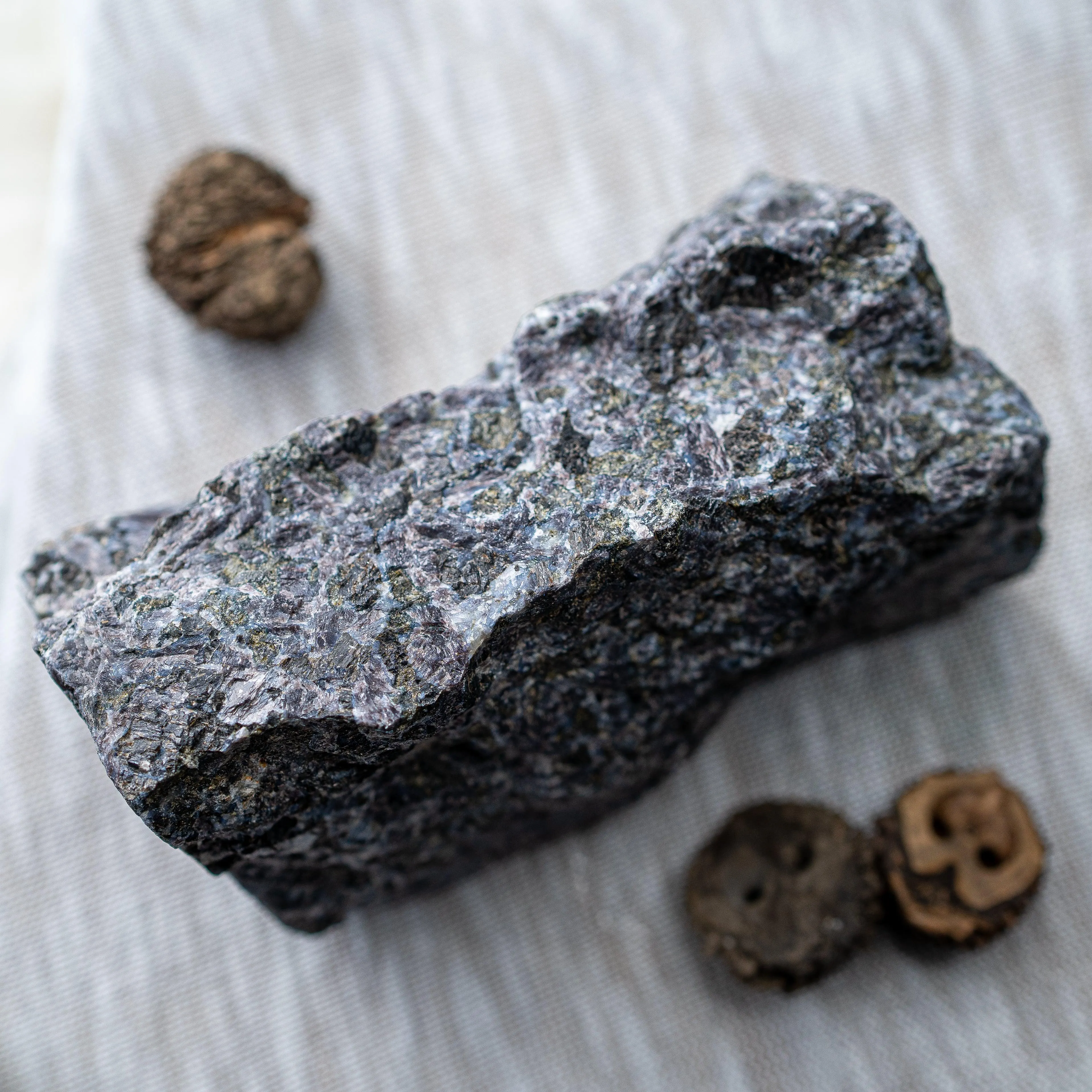 RESERVED | Beautiful Raw Indigo Gabbro Display Specimen from Madagascar