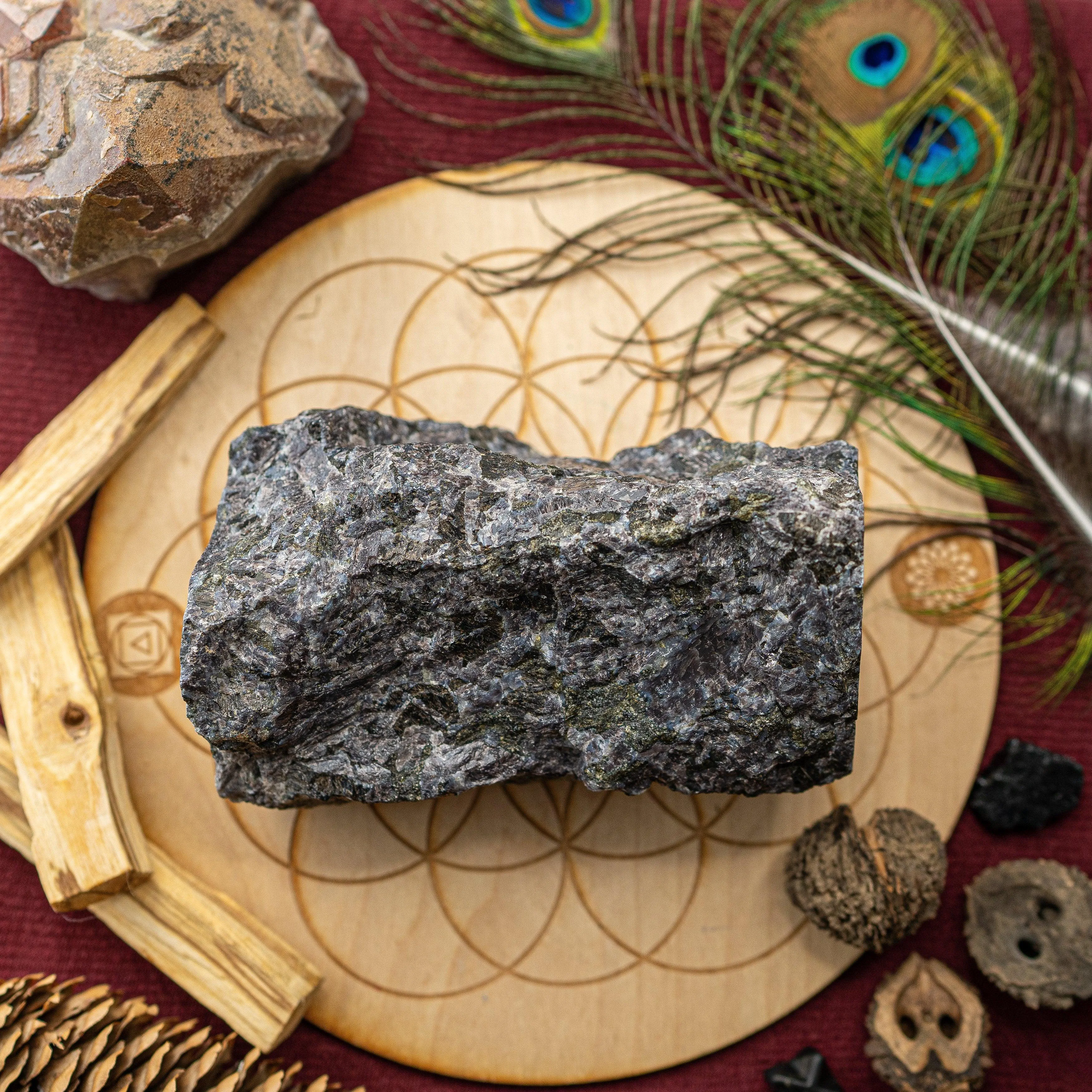 RESERVED | Beautiful Raw Indigo Gabbro Display Specimen from Madagascar