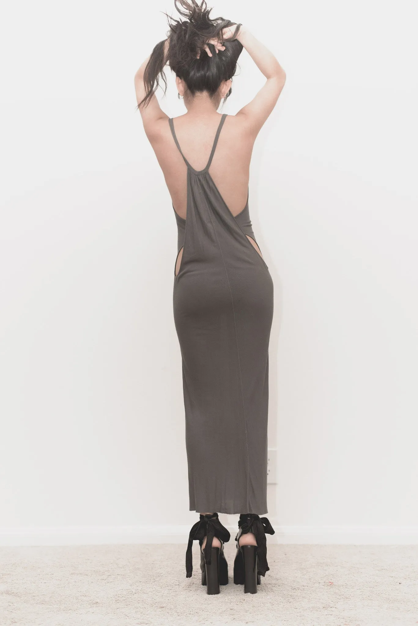 Rick Owens SS10 Cotton Cutout Dress