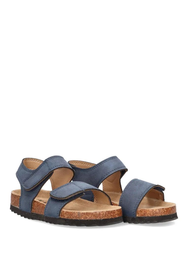 SANDALIA DOBLE VELCRO ETIKA TAMARIZ 17205 NIO, AZUL