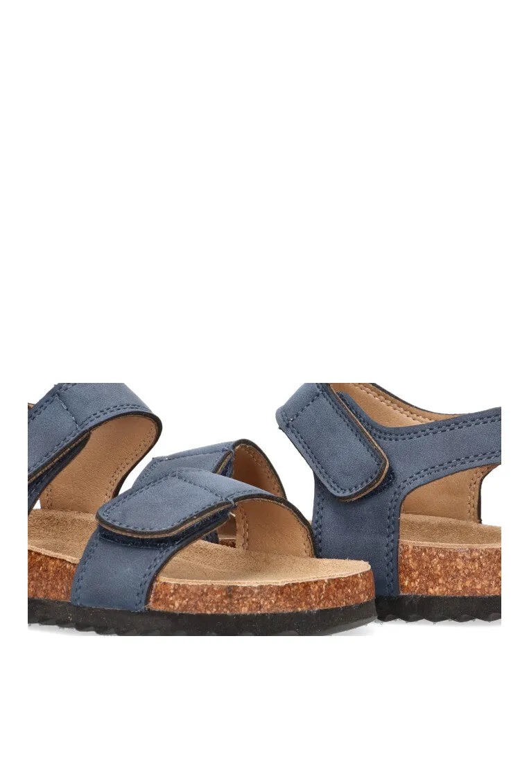 SANDALIA DOBLE VELCRO ETIKA TAMARIZ 17205 NIO, AZUL