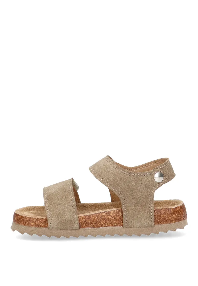 SANDALIA DOBLE VELCRO ETIKA TAMARIZ 17205 NIO, BEIGE