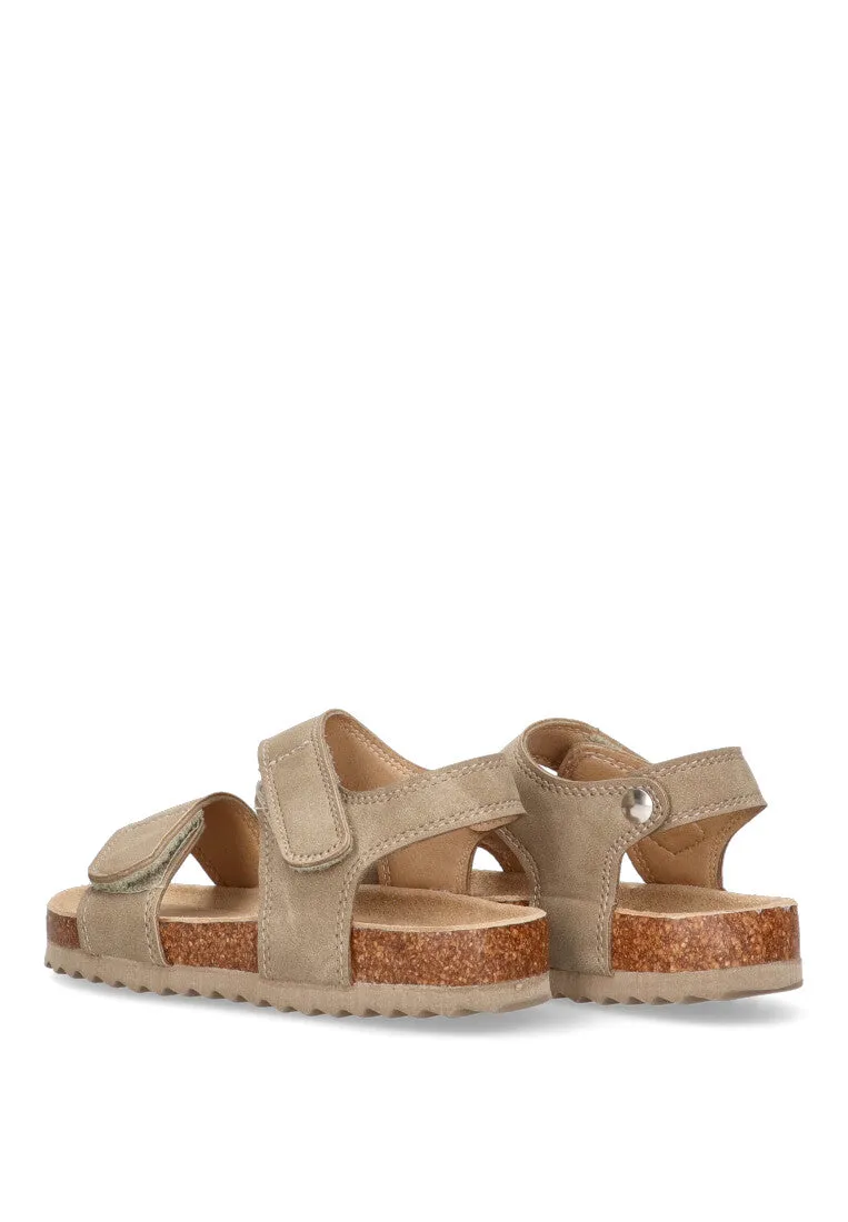 SANDALIA DOBLE VELCRO ETIKA TAMARIZ 17205 NIO, BEIGE