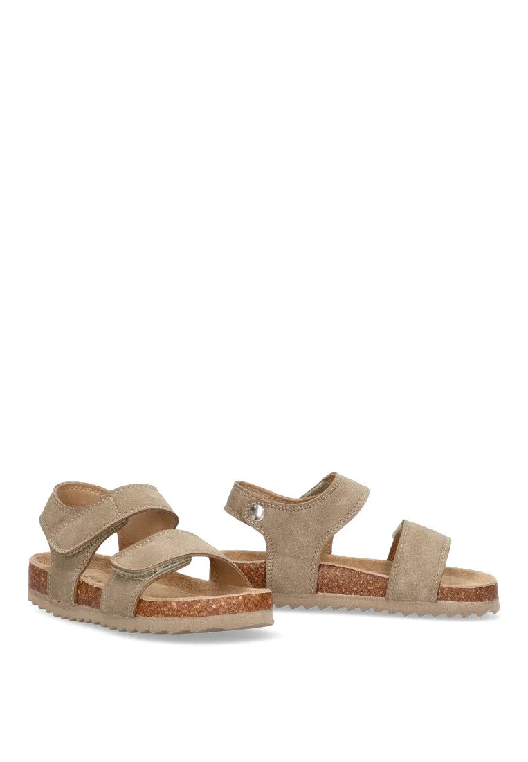 SANDALIA DOBLE VELCRO ETIKA TAMARIZ 17205 NIO, BEIGE