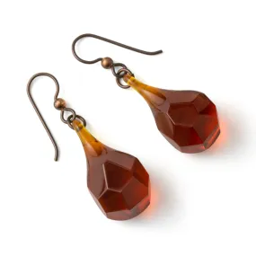 Simple Bling Earrings - Honey