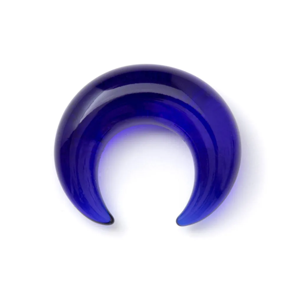 Simple Glass Septum Pincher - Cobalt