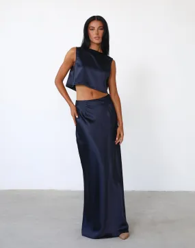 Sincerity Maxi Skirt (Navy)