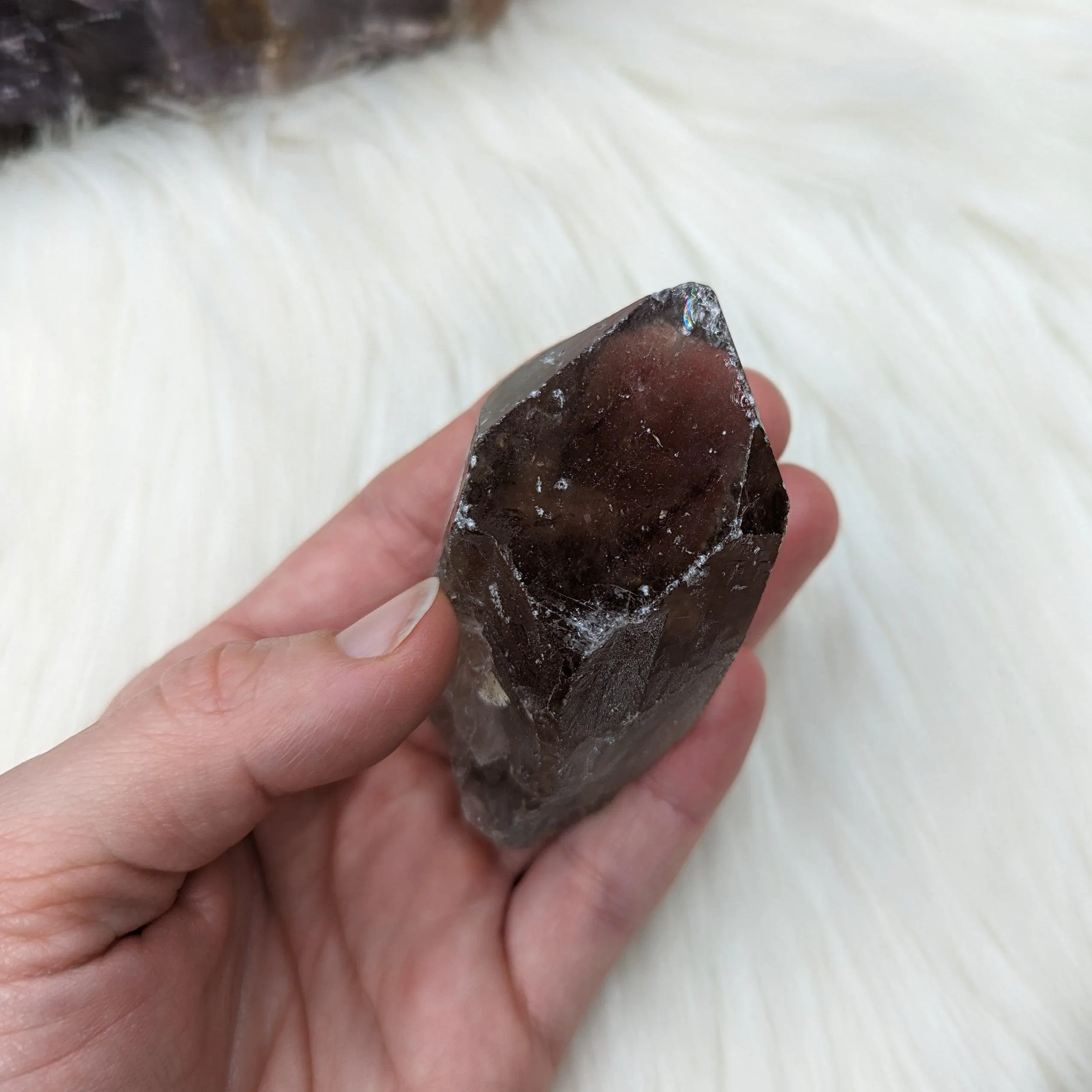 Smoky Quartz Rough Point from Zambia ~ Protective and Grounding ~