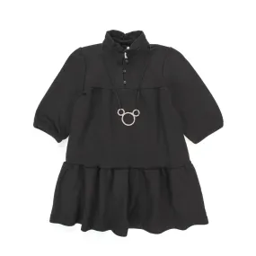 Souvenir Girl And Teen Black Cotton Dress