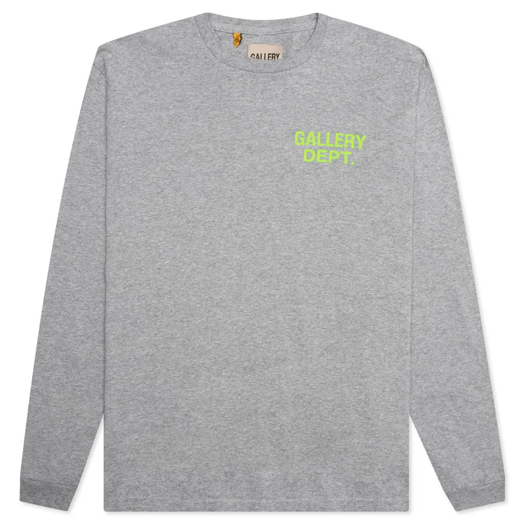 Souvenir L/S Tee - Heather Grey