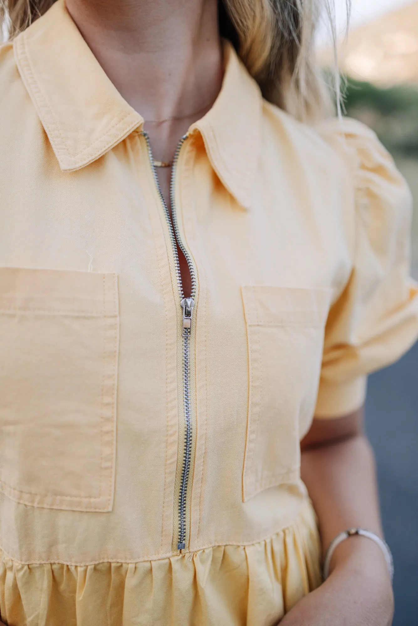 Sunshine Midi Dress in Yellow