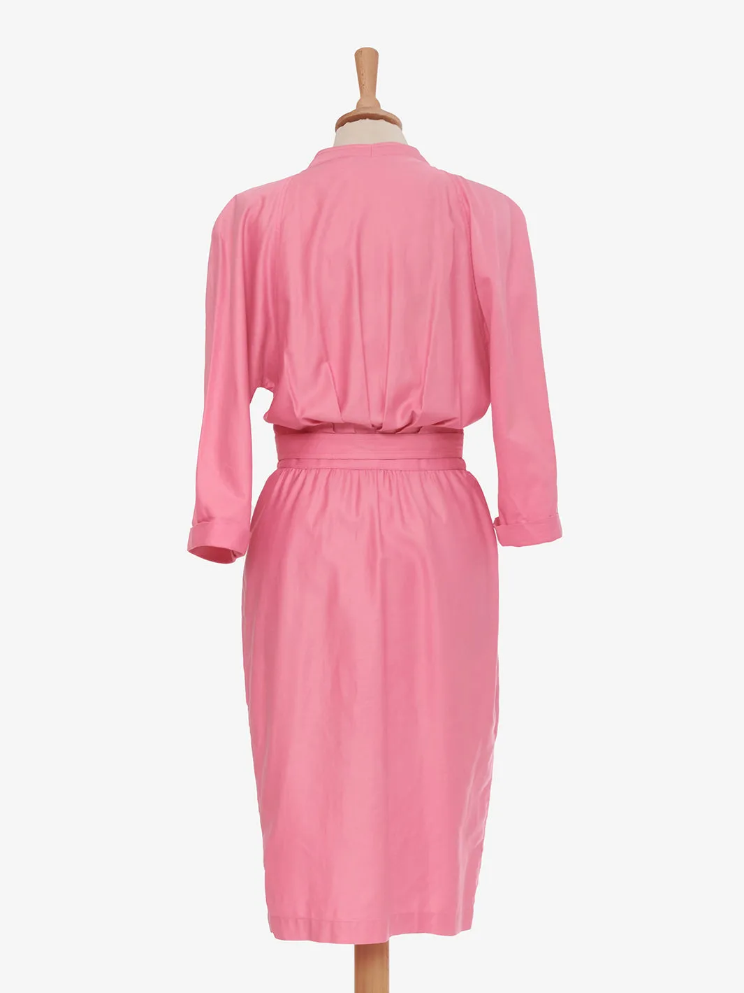 Thierry Mugler Pink Cotton Dress