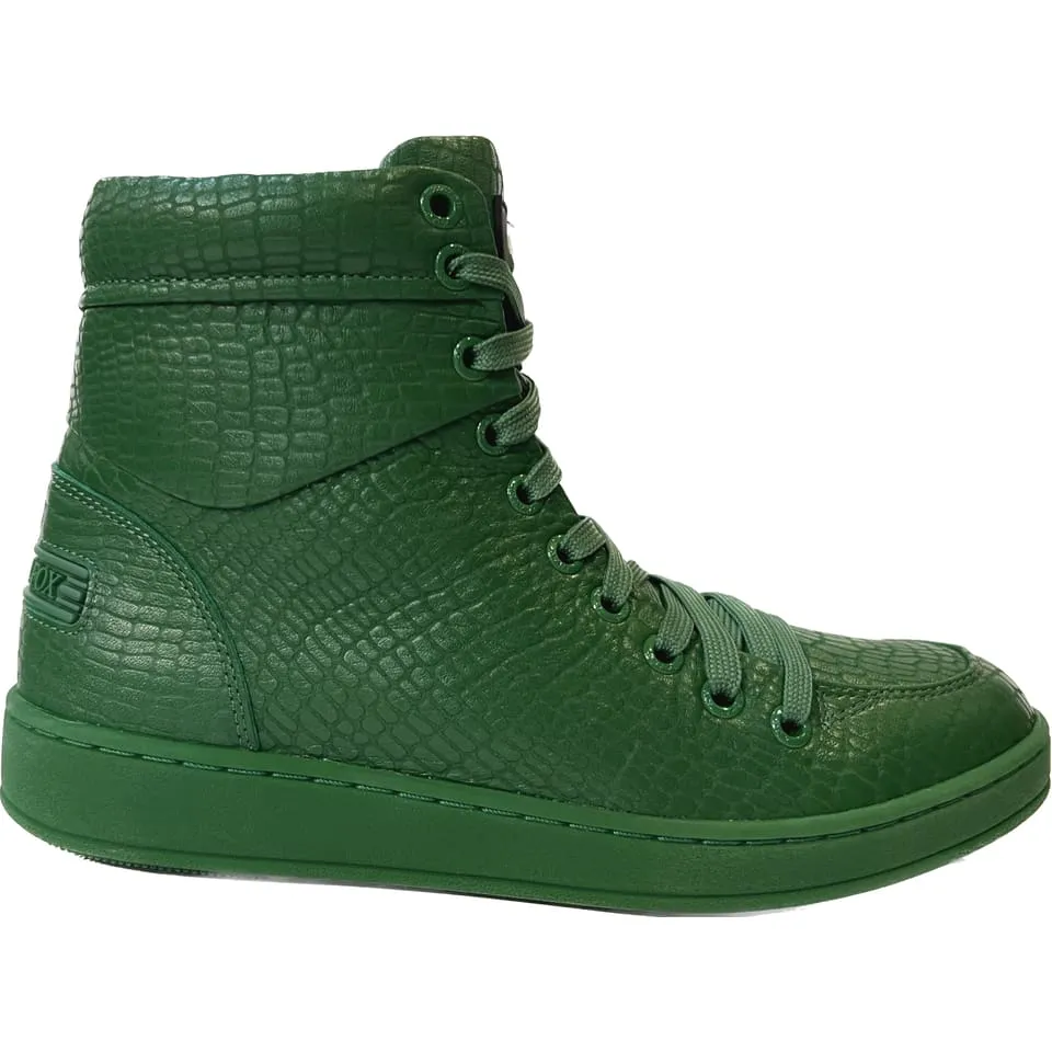 Travel Fox 900 Series Men's Green Leather High Top Sneakers 916101-068