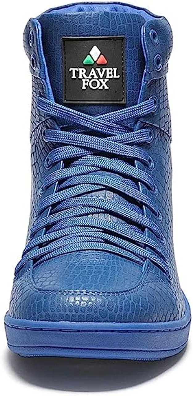 Travel Fox Lace-up High Top Blue