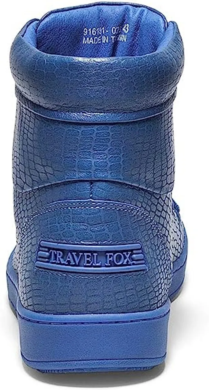 Travel Fox Lace-up High Top Blue