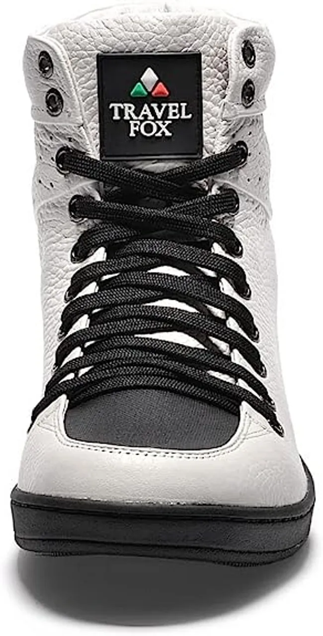 Travel Fox Lace-up High Top White/Black