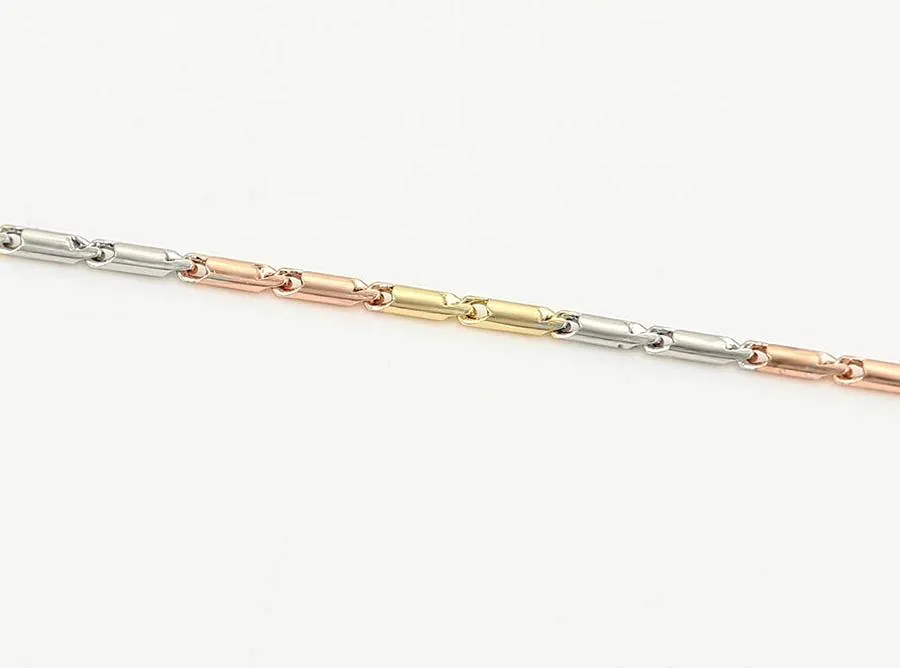 Tricolour Simple Anklet