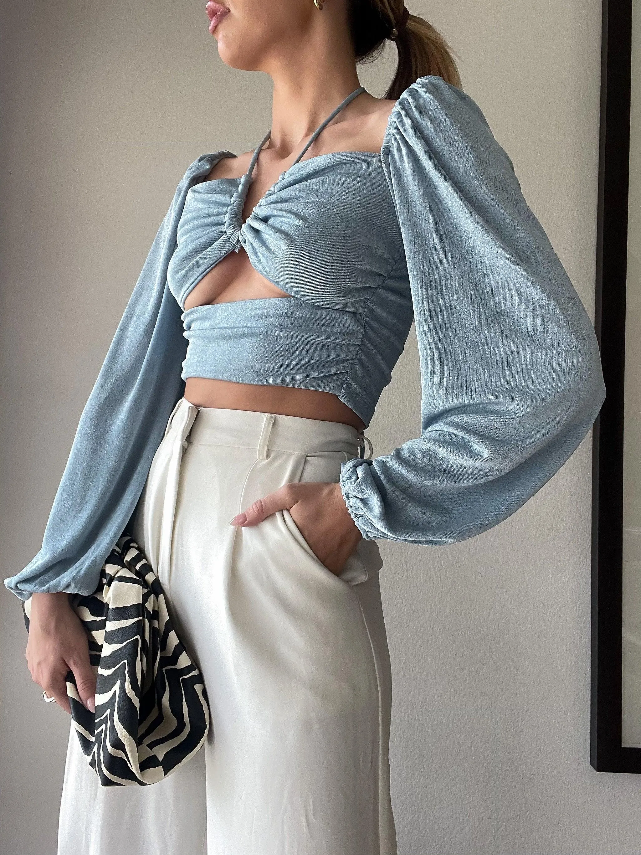 Up Front Crop Top - FINAL SALE