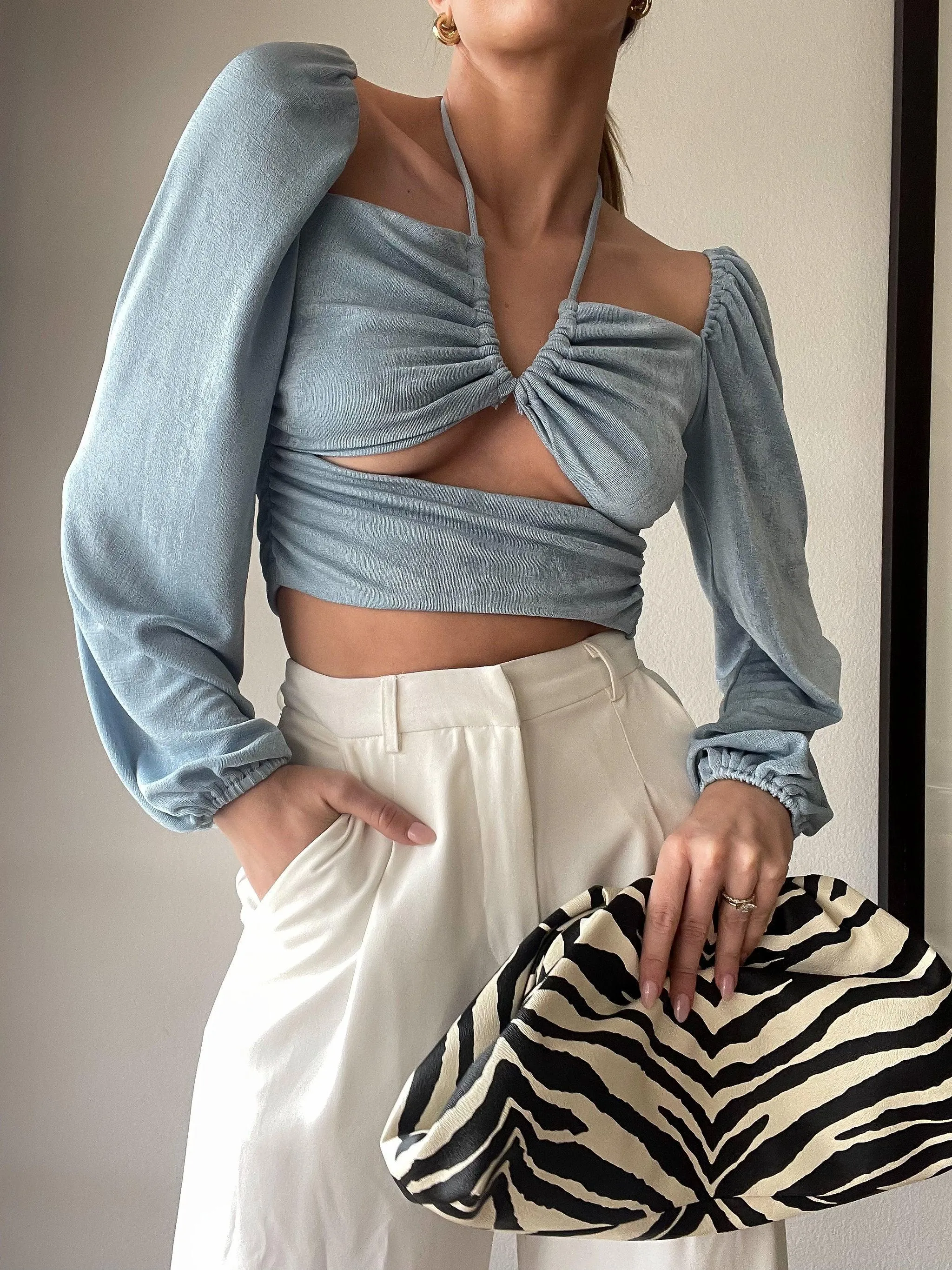 Up Front Crop Top - FINAL SALE