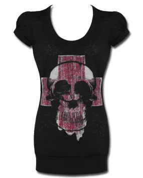 Women's Tunic Top Love Will Tear Us Apart