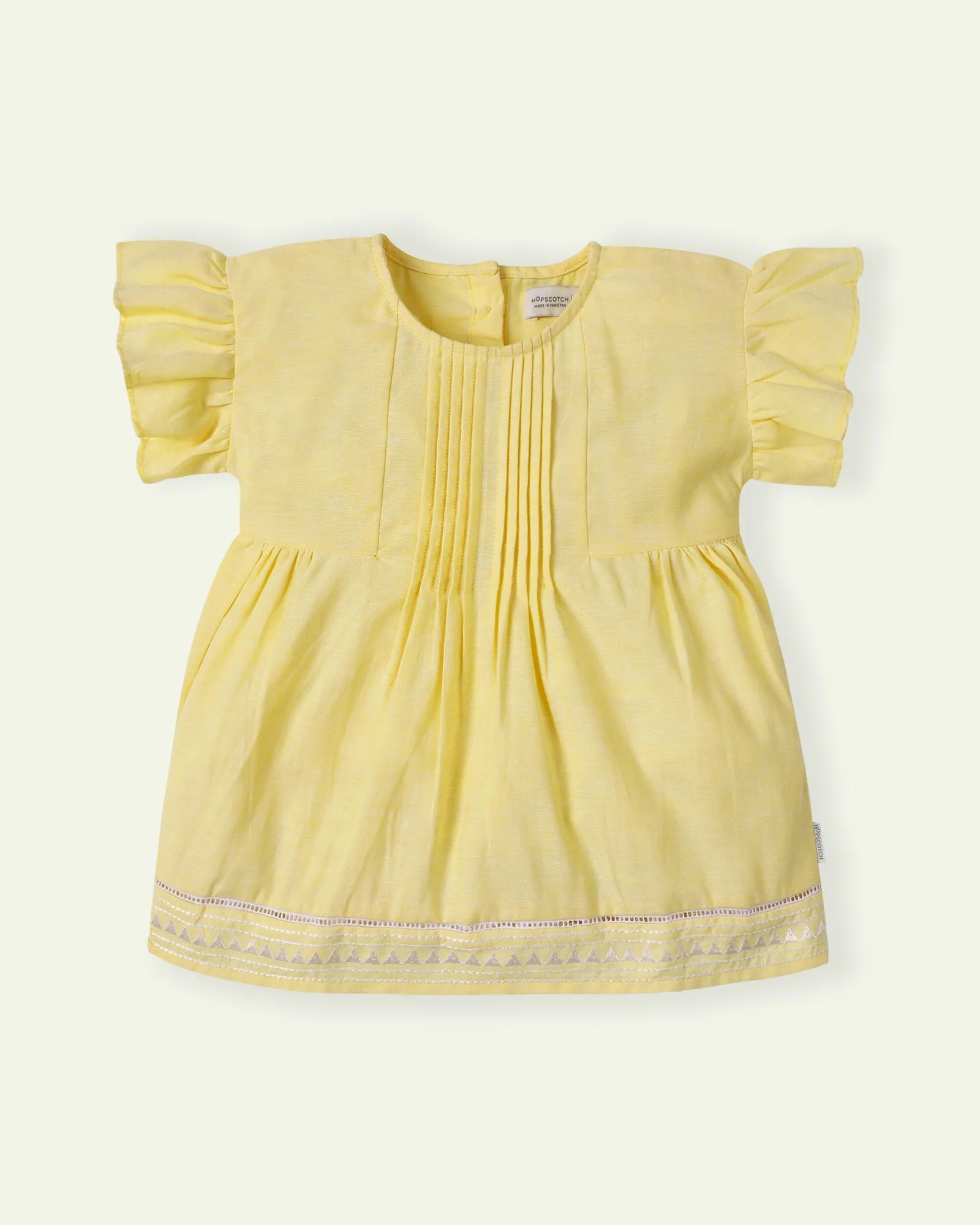 Yellow Ruffled Top